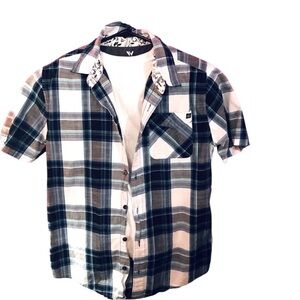 Boys short sleeve button down Sz 14